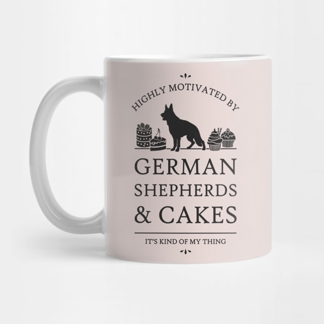 Highly Motivated by German Shepherds and Cakes by rycotokyo81